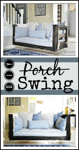 Porch Swing Sawdust2stitches.com