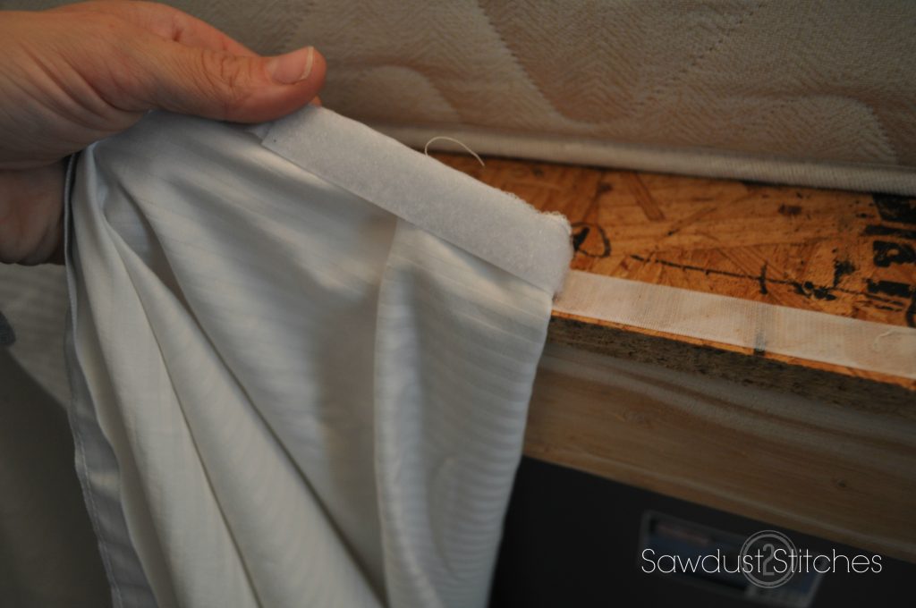 under bed storage velcro sawdust 2 stitches