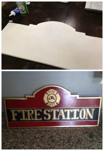 Fire Station Play room Sign