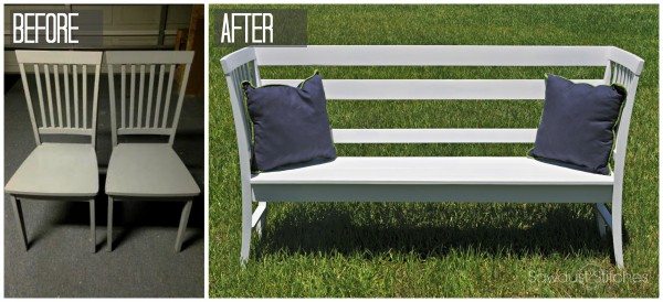 Chairbench before after