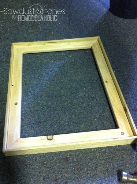 rustic frames sawdust2stitches remodelaholic.com
