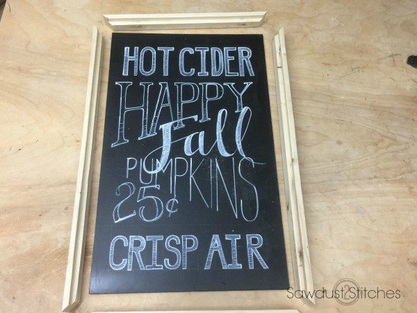 Make your own fall chalkboard sign sawdust2stitches.com