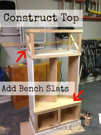 construct top and add seating