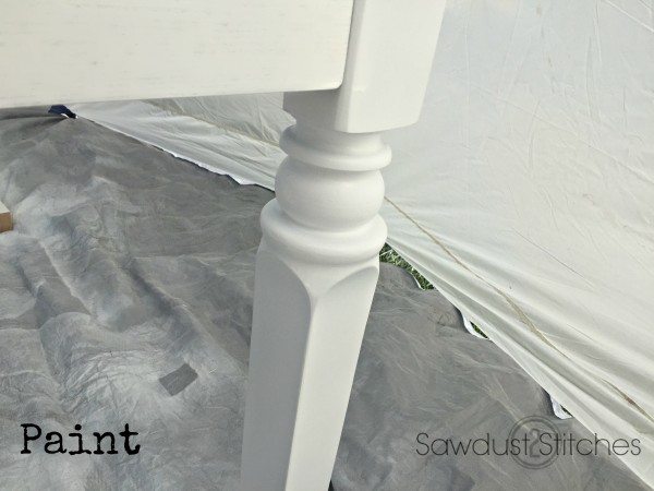 Paint using home right sprayer. Perfect finish in minutes.