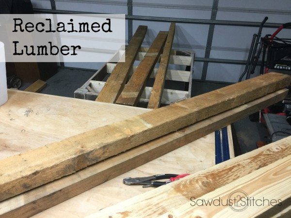 reclaimed lumber for table top sawdust2stitches.com