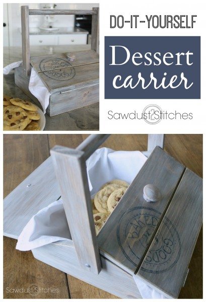 Dessert Carrier Pie Box by Sawdust 2 Stitches