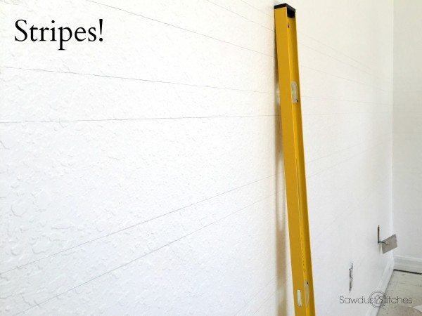 -Home Gym Makeover Painting Stripes