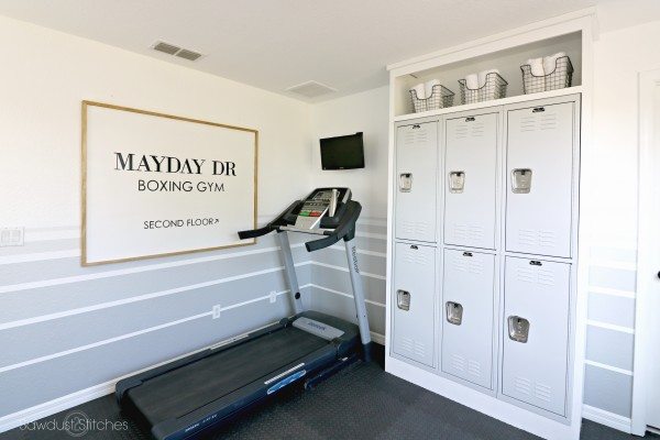 -Home Gym Makeover by sawdust2stitches.com