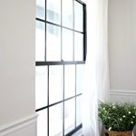 how to paint black window panes