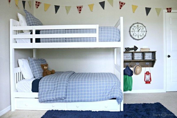 Boys Bunk Bed Room Sawdust 2 Stitches