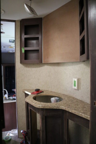 Toy Hauler Bathroom Makeover - Sawdust 2 Stitches