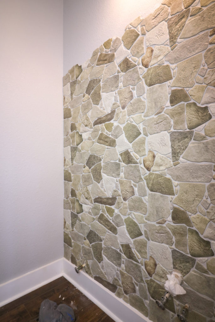 Faux Stone Wall Sawdust 2 Stitches, How To Paint Faux Stone Floor