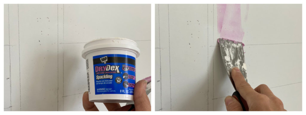 How to: Repair your wall for picture frame molding.