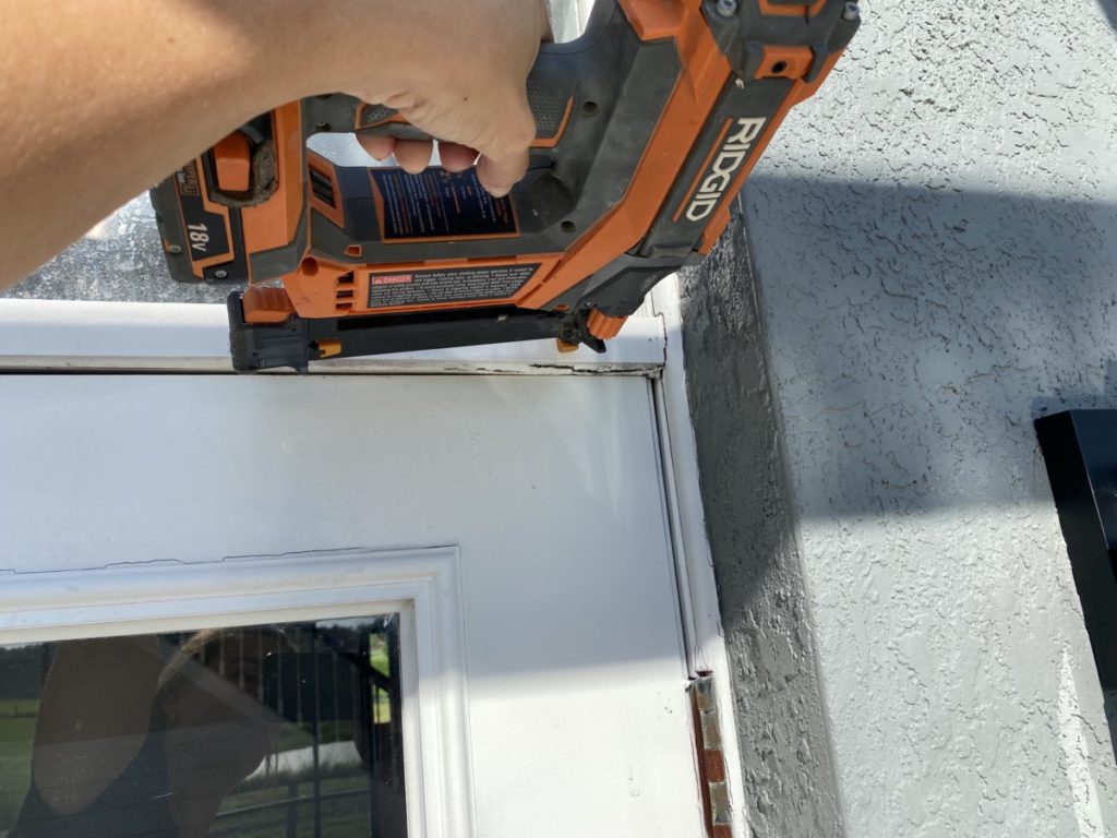 Exterior Door Makeover Painting and Repair 